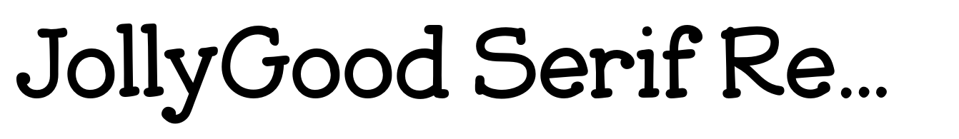 JollyGood Serif Regular